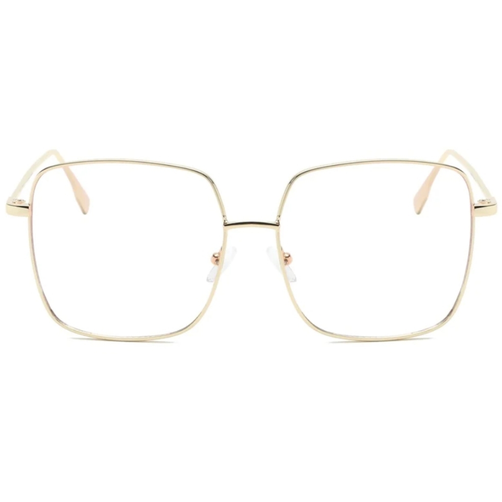 Gold Metal Blue Light Blocking Glasses